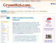Tablet Screenshot of crosstitch.com